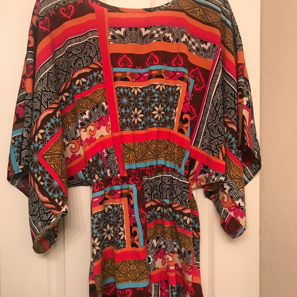 Colorful patterned romper